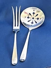 Gorham Sterling Silver Bon Bon Nut Spoon & Lemon Fork Set Mono S Hennegen Bates