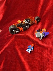 LEGO Hobgoblin Minifigure & Flyer 76058 Marvel SpiderMan sh268 Partial As Shown