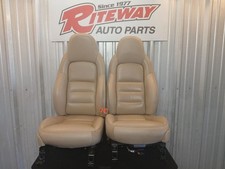 05-13 Corvette C6 Sport Bucket Seats Cashmere Tan 31i Power Pair Lr Tested