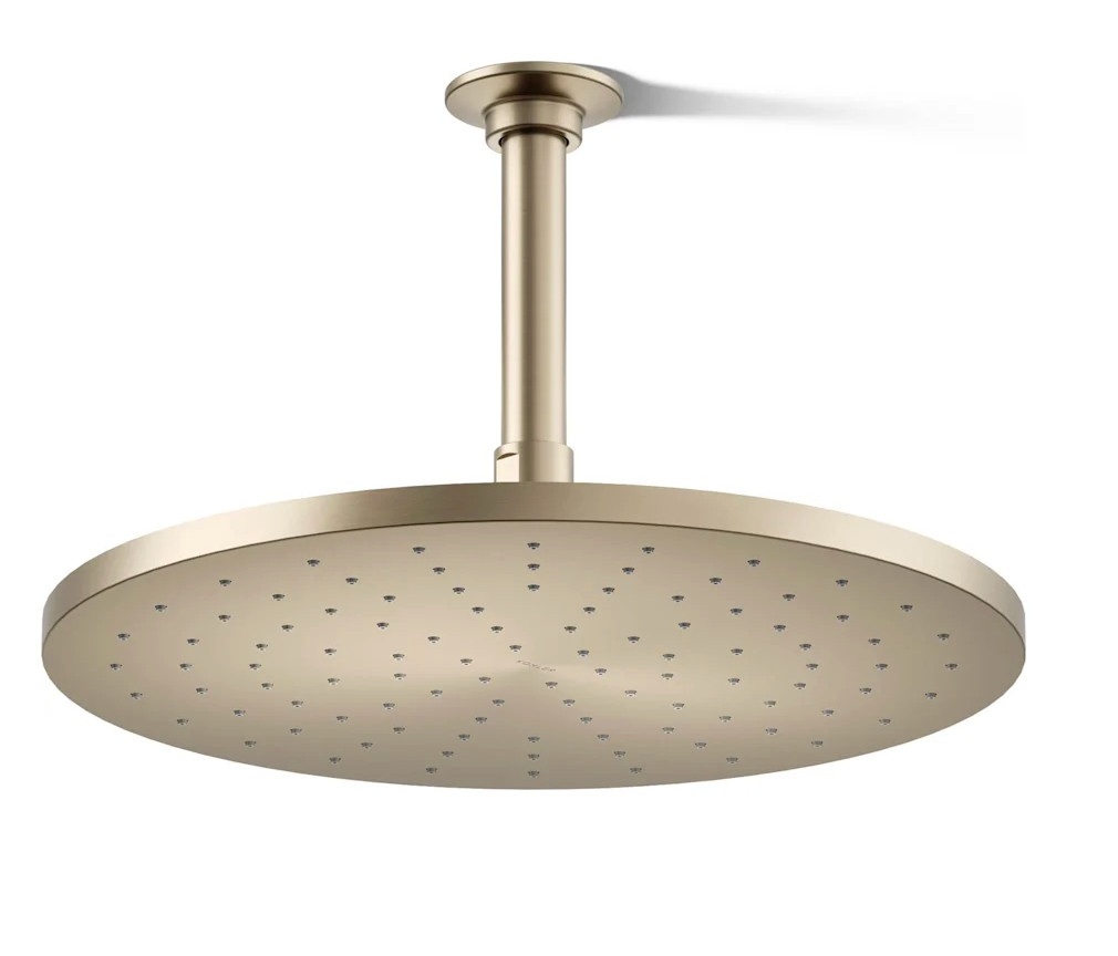 Kohler K-13690-BV Contemporary Round 12&rdquo; Rainfall Shower H