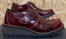 Ladies Fly London Patent Leather Strapped Platform Shoes. Uk4 Eu37. PRISTINE