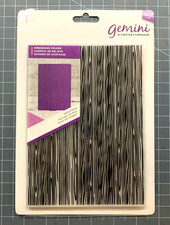 Gemini Crafter's Companion Embossing Folder Wood Panel GEM-EF5-WPAN