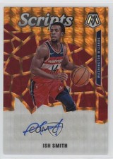 2019-20 Panini Mosaic Scripts Orange Prizm Ishmael Smith Ish #SC-ISH Auto 0mm9