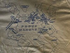 The Pogues Auth 2008 Tour Shirt XL New Never Worn Cream Double Sided St Patty's