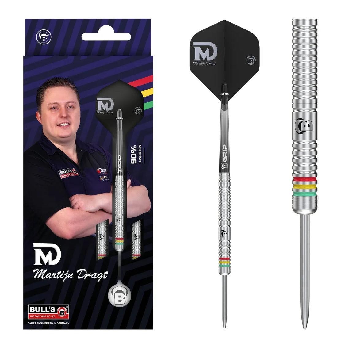 Bulls DE Martijn Dragt 90% Tungsten Steel Tip Darts - 24g