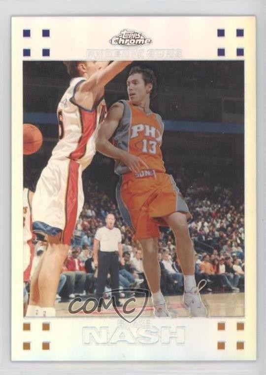 2007-08 Topps Chrome Refractor 506/999 Steve Nash #13 HOF 01zi