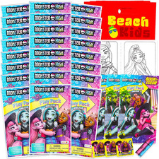 24 Mini Activity Packs - Party Favors Bundle with Coloring Books, Stickers, Good