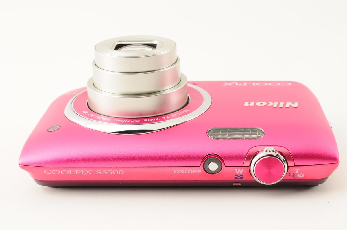MINT] Nikon Coolpix S3500 Pink Compact 20.0MP Digital Camera from