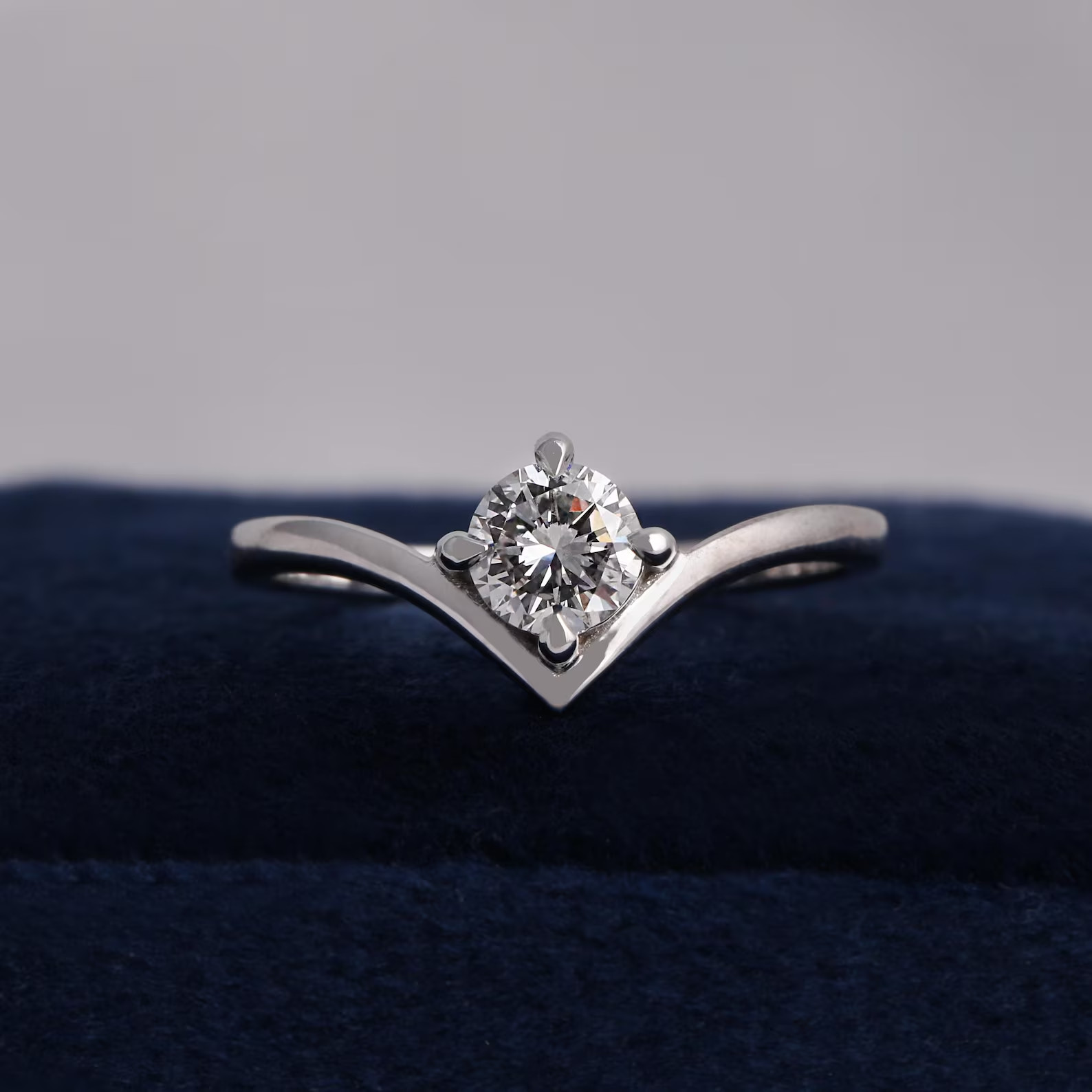 1.20 Ct Round Cut Certified Lab Grown Diamond Wedding Ring 14K White Gold Size 6