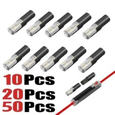 10Pcs/20Pcs/50Pcs 1-Way Quick-Connect Cable Connectors - No Soldering, Single Wi