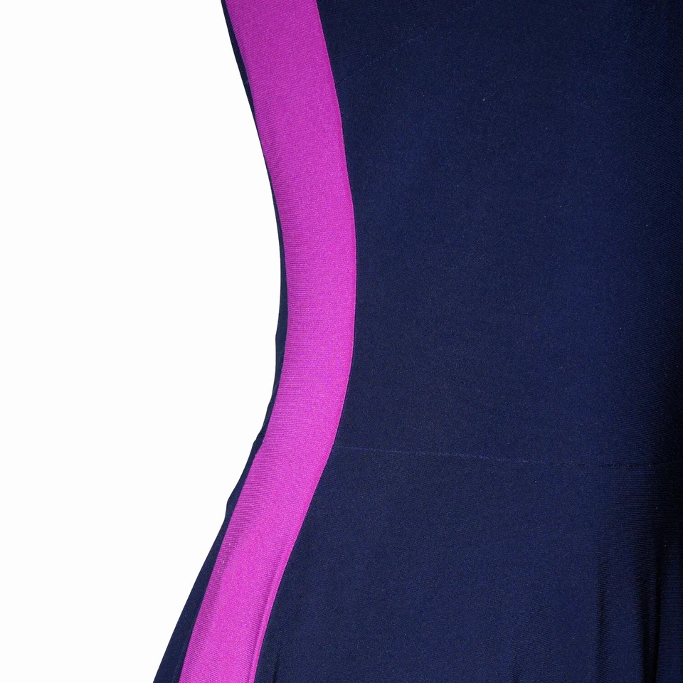 Lauren Ralph Lauren темно-пурпурный Colorblock Flowy удобный Джерси вязаное платье 18 Вт - Изображение 2 из 4