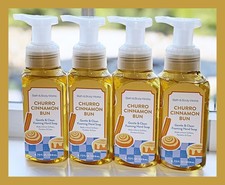 Bath  Body Works Churro Cinnamon Bun 8.75oz Gentle Clean Foaming Hand Soap x4