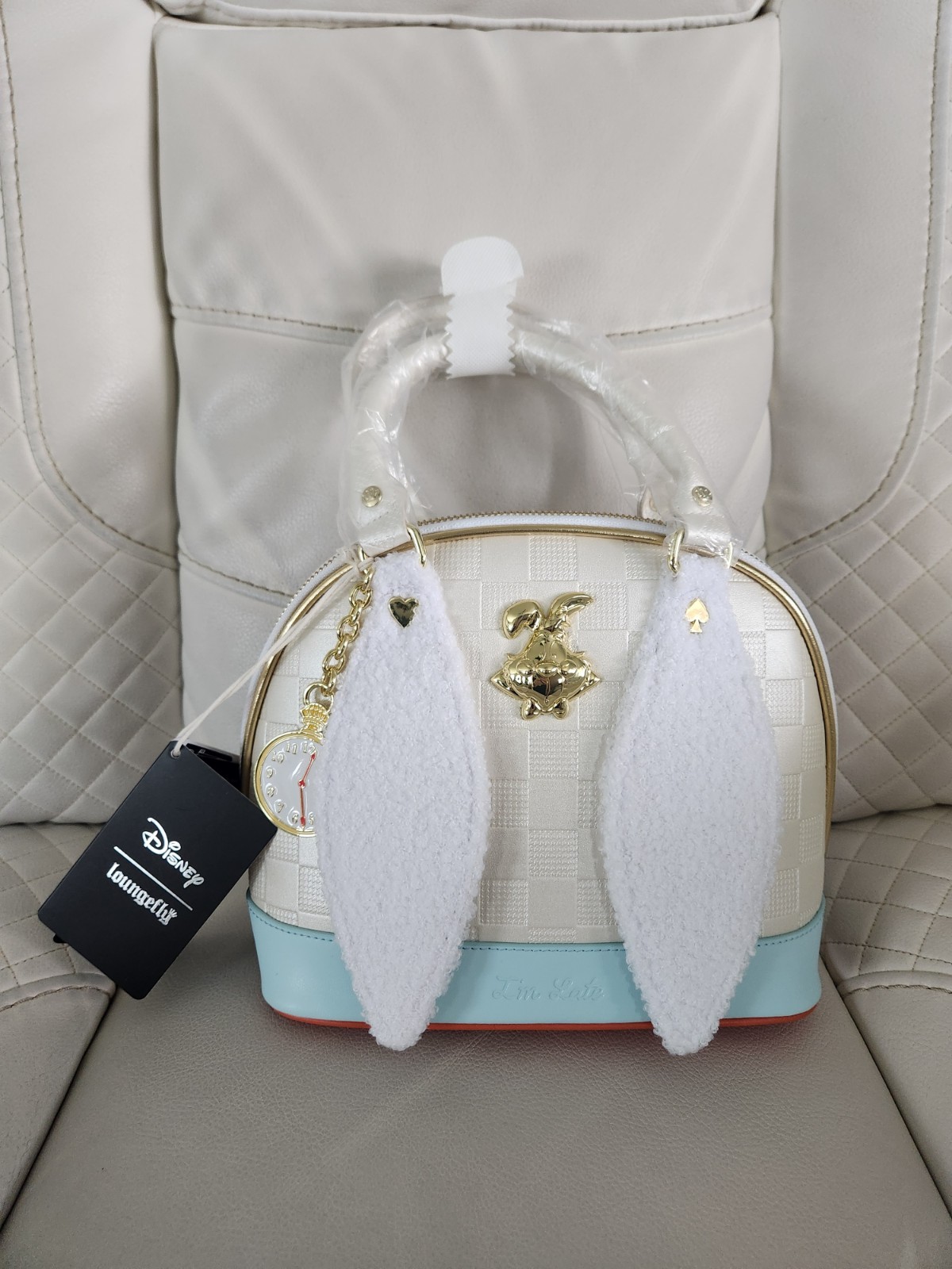 Loungefly Disney Alice in Wonderland White Rabbit Handbag