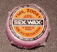 SEX WAX MR. ZOGS OG Light Red/Pink Original Cool Water Surf California 75g    -◇