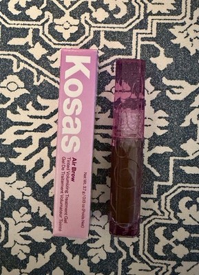 KOSAS - AIR BROW TINTED EYEBROW GEL - DARK BROWN - FULL SIZE .13oz - NEW IN BOX