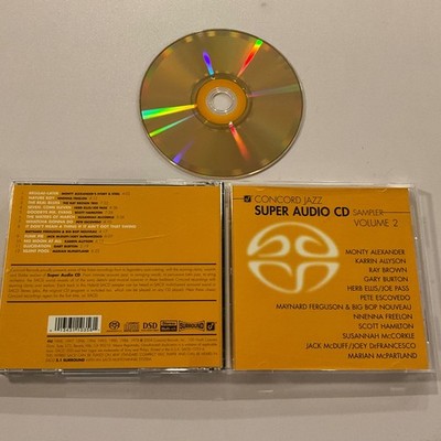 Concord Jazz 24KT GOLD Super Audio CD Sampler Vol 2  5.1/ST 12trks Audiophile