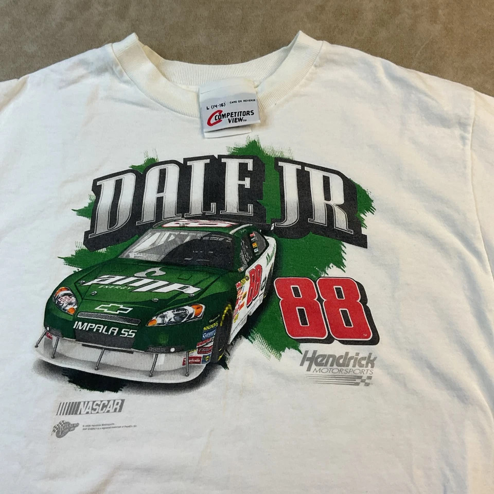 Camiseta De Colección Dale Jr Nascar Competidores Ver Impala Motorsports Juvenil Talla L Foto 3 de 4
