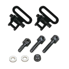 Allen Company Gun Sling Swivel Set for Bolt Action Rifle - Black