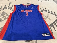 Ben Wallace Detroit Pistons NBA Jersey #3 Blue