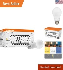 Energy Efficient 9W LED Bulbs, 750 Lumens Soft White - 8 Pack by Sylvania