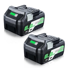 LUMSING 2Pack 18V/36V 6.0Ah Lithium Ion Replacement for Metabo Battery Compat...