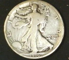 1916- P-- US Walking Liberty Silver Half 50c VG +