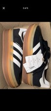 adidas Gazelle Womens Low Top Lace-Up Sneaker...