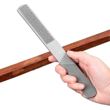 Wood Rasp File Set 4 Way Half Round Flat Round Needle Files Premium High Carbon
