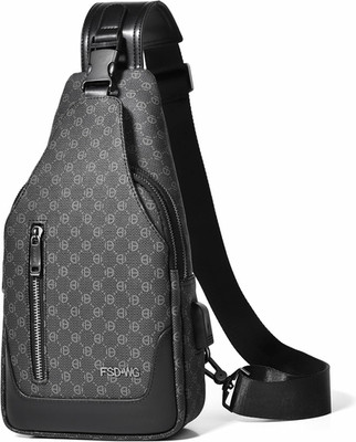 FSD. WG Sling Backpack for Men Chest Bag Crossbody Shoulder Bags Travel Hiking B