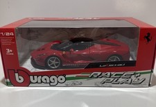 COCHE MODELO FERRARI LAFERRARI F70 ROJO 1:24 DIECAST DE BBURAGO 26001 