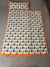 Kid's Biloban Toddler Nap Mat with Pillow & Blanket 21” x 50”, Fish