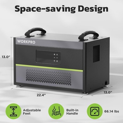 WORKPRO Crawl Space Dehumidifier 145 Pint Commercial Dehumidifier for Basement