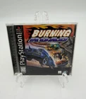 Burning Road / PlayStation 1 PS1 / CIB W Reg Card / Clean / Tested