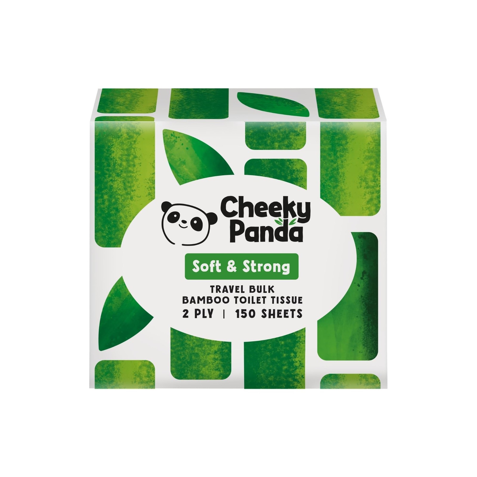 The Cheeky Panda – Bamboo Travel Toilet Tissue 150 Count (Pack of 1), White