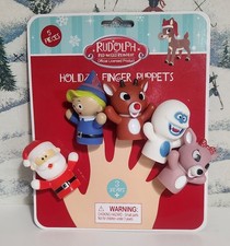 Rudolph the red nosed reindeer - 5 finger puppets - Christmas