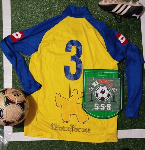 Chievo Verona 2008 Football Shirt Vintage Lotto Maglia Calcio Jersey Maillot XL - Foto 2 di 9