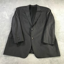 Hugo Boss Blazer Mens 52 R Sports Coat Gray Suit Jacket Casual Adult