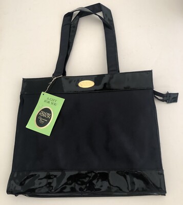 TENDRE POISON BY CHRISTIAN DIOR 16x13” BLACK ZIPPER TOTE BRAND NEW