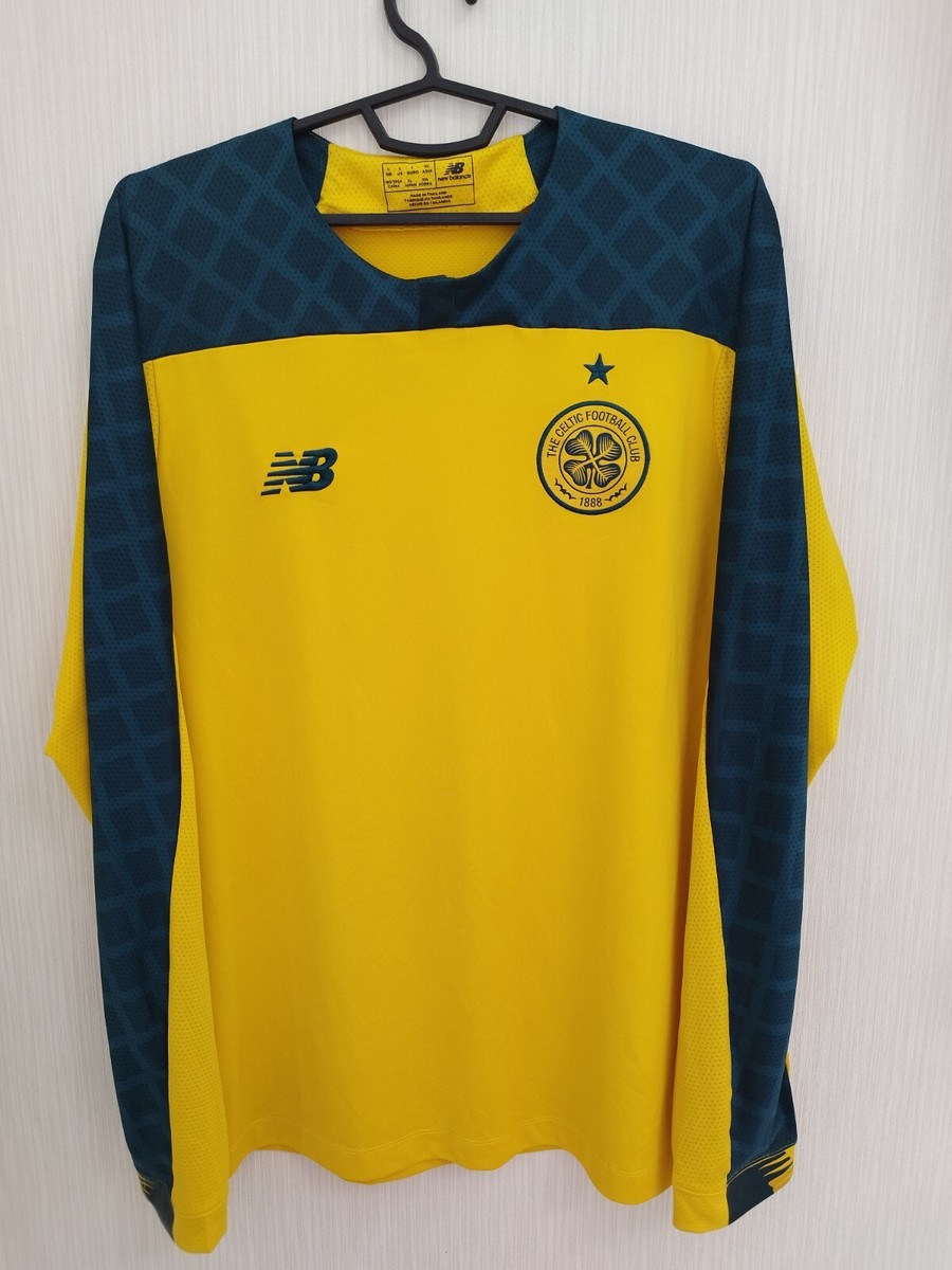 Sz L adult Celtic football jersey training shirt New Balance
