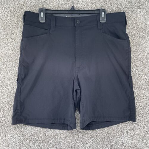 Wrangler Outdoor Series Cargo Shorts Mens 36 Black 9” Inseam Stretch Logo  Hiking | eBay