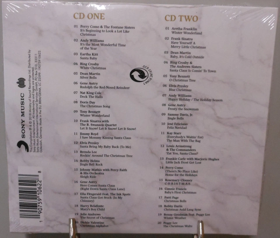 Weihnachten 2 CDs It´s Beginning To Look A Lot Like Christmas 40 Songs #T1652 - Bild 2 von 3