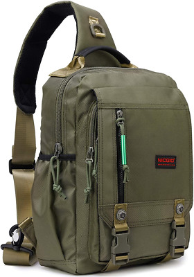 Sling Bags Chest Shoulder Backpacks, 13.3'' 14.1'' Laptop Backpack Crossbody