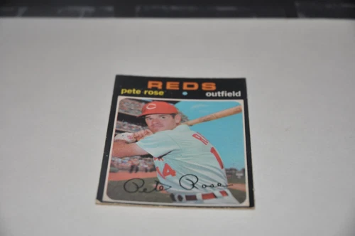 1971 o-pee-chee baseball # 100 pete rose cincinnati reds  1 opc mlb best hitter