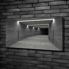 Leinwandbild Kunst-Druck 100x50 Bilder Beton Tunnel