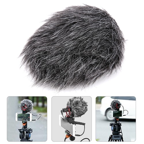 Universal Microphone Windscreen Fur Soft Windshield Wind Muff For BY‑MM Fit - Picture 17 of 22