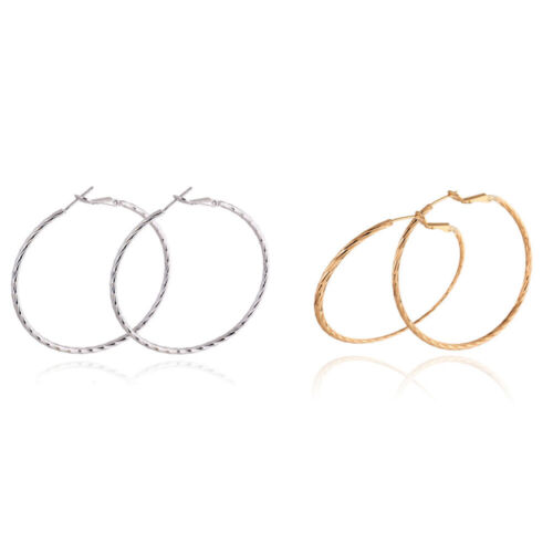 Round Earrings Simple Earrings Fashion Earrings Large Circle Earrings