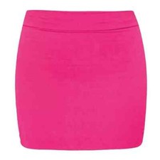 WOMENS HIGH WAISTED PLAIN JERSEY SUMMER TUBE PENCIL SHORT MINI SKIRT UK 8-26