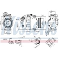 Kompressor Klimaanlage FüR VW Touareg 7P5 Audi Q7 4LB A8 4H2 4H8 4HC 4HL
