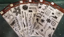 Lot of HEIDI GRACE 4 x 6 acrylic stamp to choose from