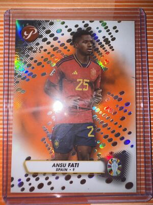 Topps Pristine Road to Euro 2024 Ansu Fati - SPAIN Numbered Parallel 22/25